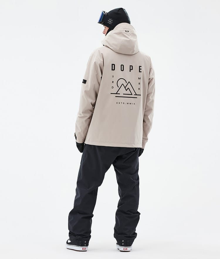 Dope Blizzard Snowboard Jacket Men Whitish Renewed
