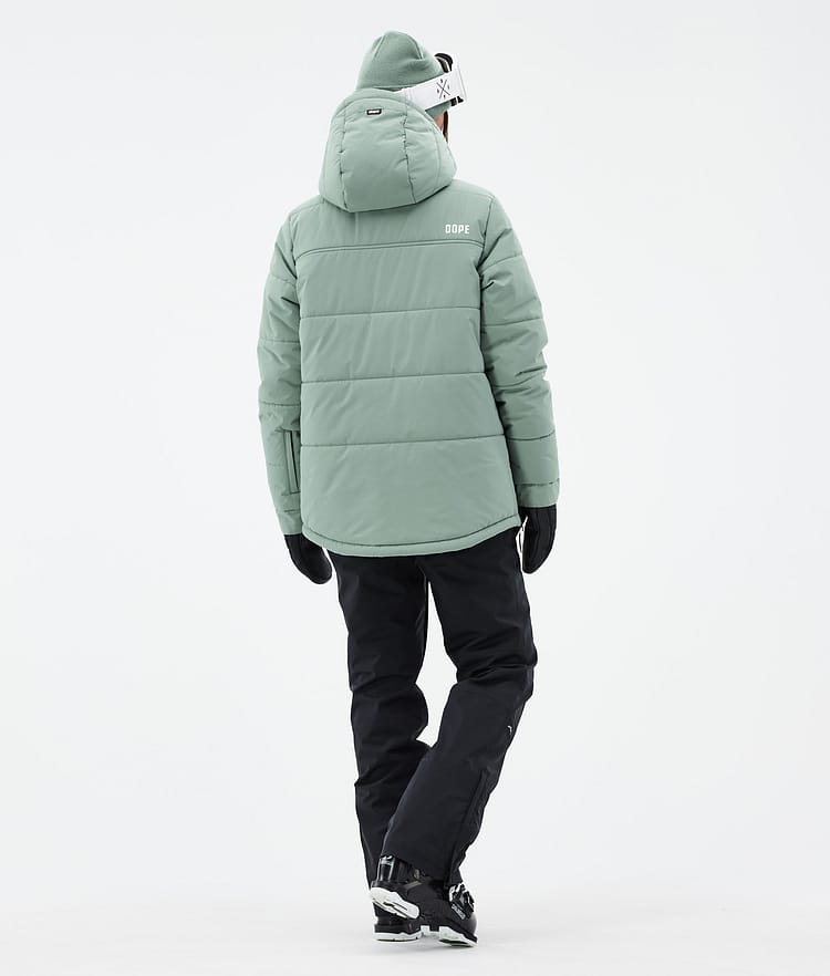Dope Puffer W Ski Jacket Women Faded Green