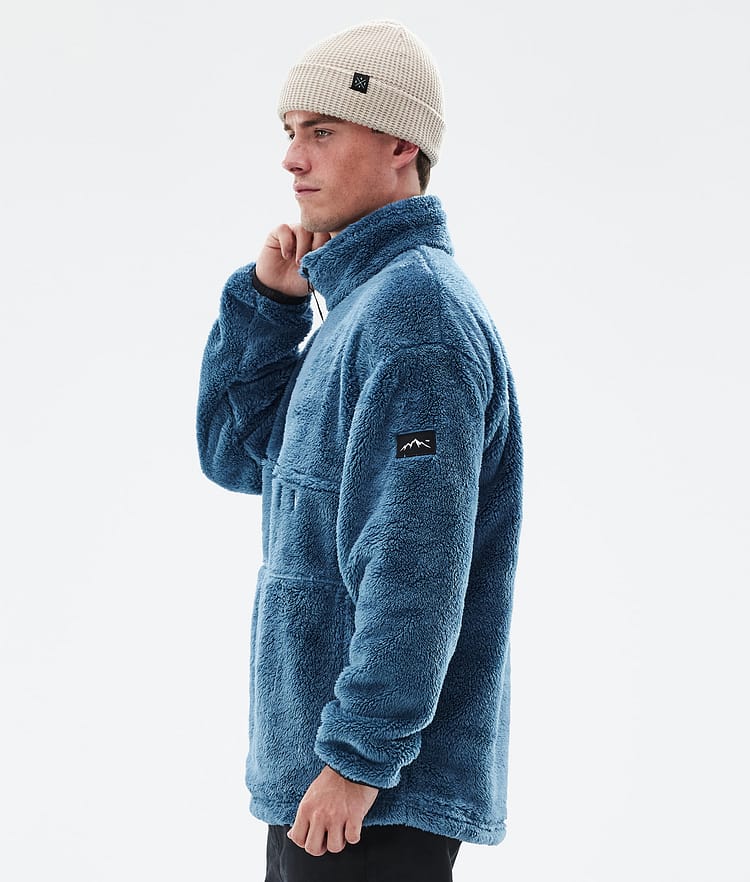 Dope Pile Fleece Sweater Men Moss Green