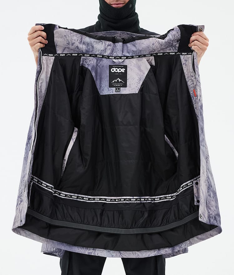Dope Adept Snowboard Jacket Men Whitish Renewed