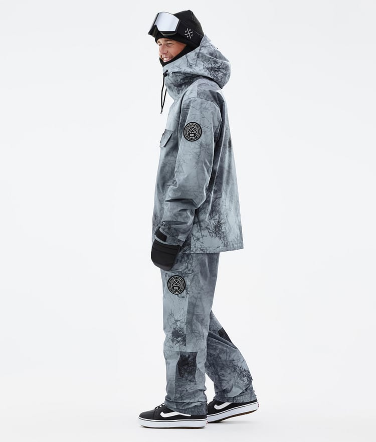 Dope Blizzard Snowboard Jacket Men Whitish Renewed
