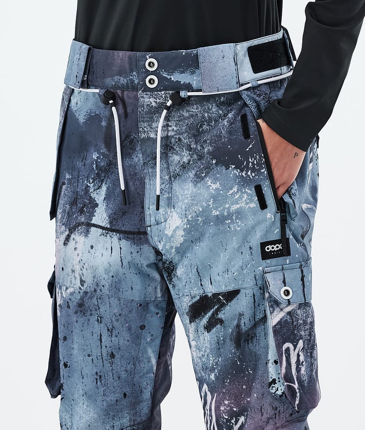 Dope Iconic W Snowboard Pants Women Scribble Purple
