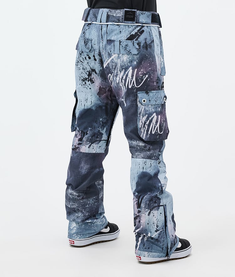 Dope Iconic W Snowboard Pants Women Scribble Purple
