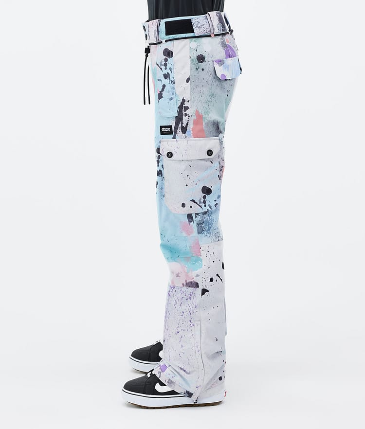 Dope Iconic W Snowboard Pants Women Scribble Purple