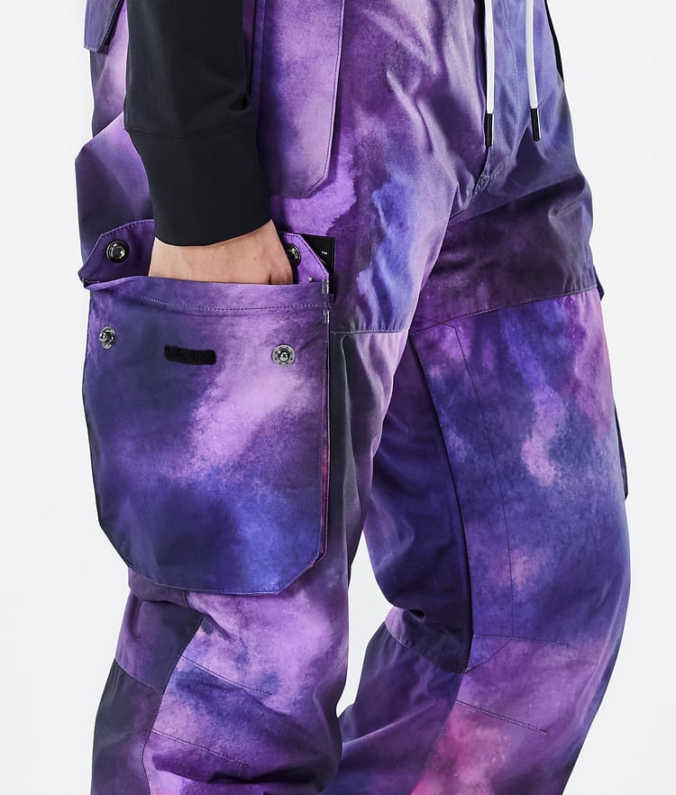 Dope Iconic W Snowboard Pants Women Scribble Purple