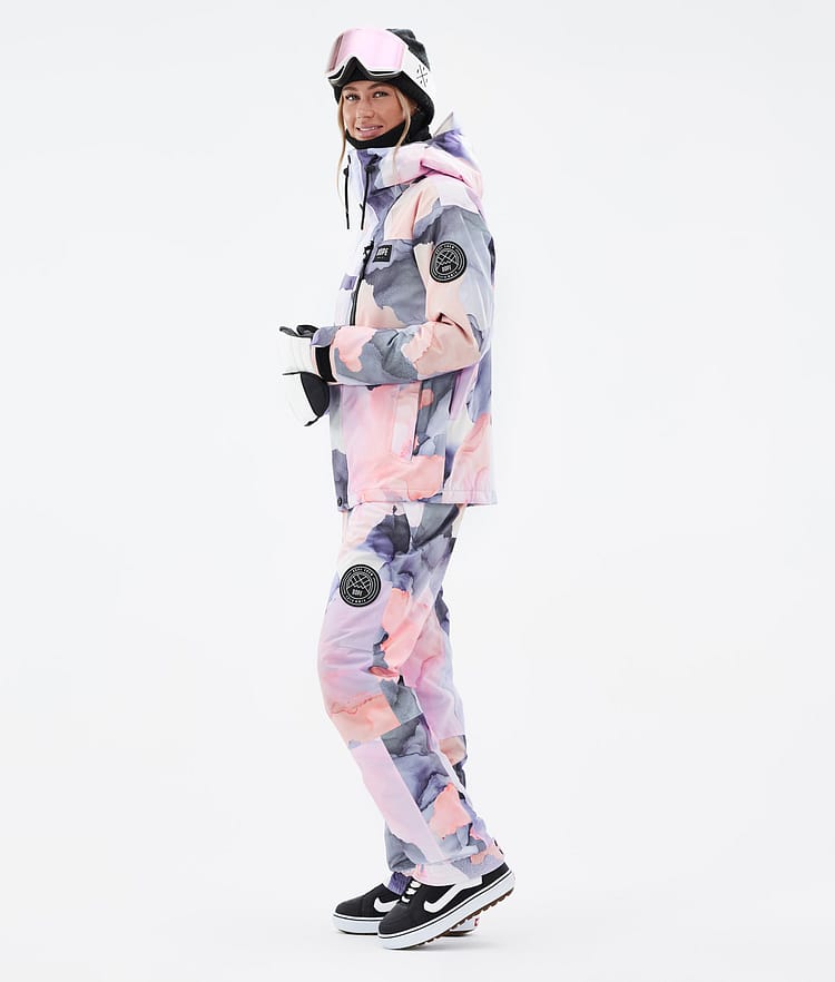 Dope Blizzard W Full Zip Snowboard Jacket Women Faded Green