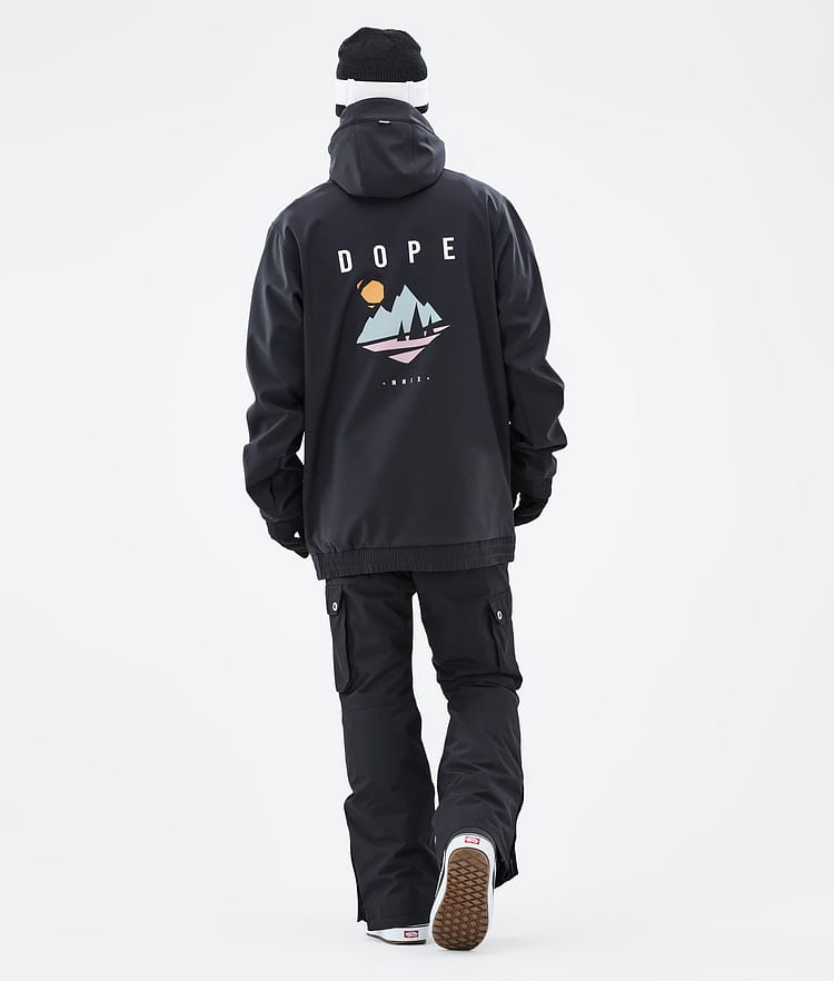 Dope Yeti 2022 Snowboard Jacket Men Pine Black Renewed