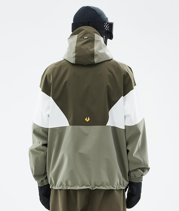 Dope JT Spartan Snowboard Jacket Men Olive Green/Whitish/Greenish