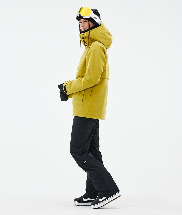 Dope Legacy W Snowboard Jacket Women Khaki Yellow