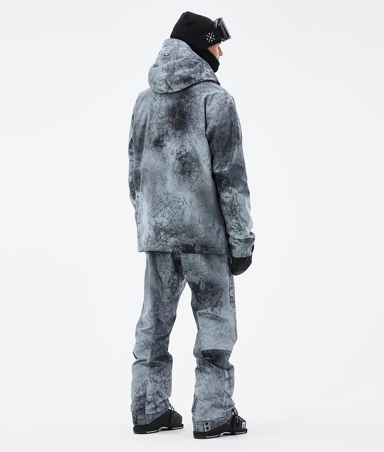 Dope Blizzard Ski Jacket Men Shards Burgundy Blue