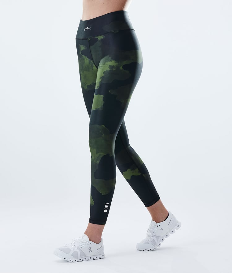 Dope Lofty Leggings Women Green Camo