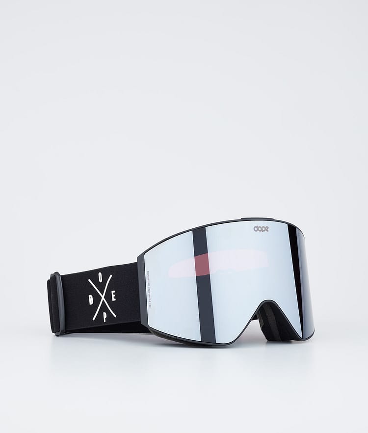 Dope Sight Ski Goggles Black/Pink Mirror