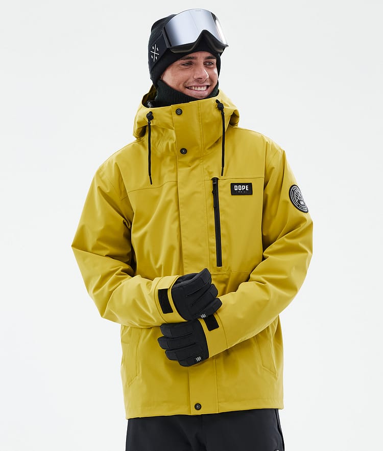 Dope Blizzard Full Zip Snowboard Jacket Men Olive Green