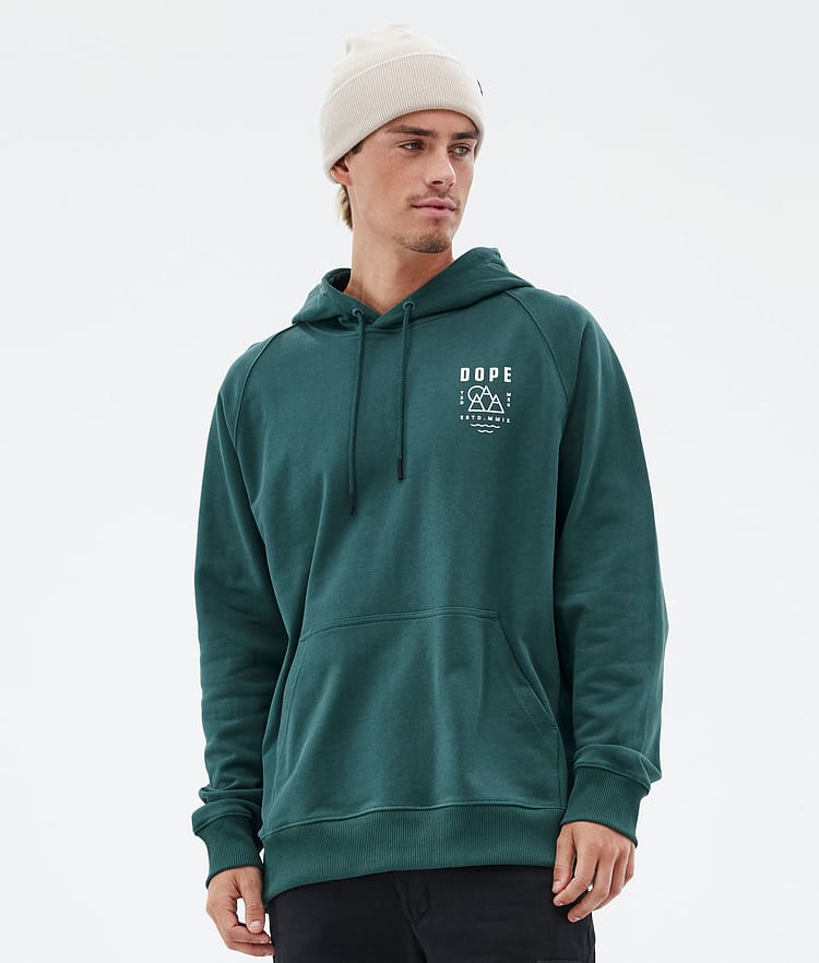 Dope Common Hoodie Men 2X-Up Bottle Green