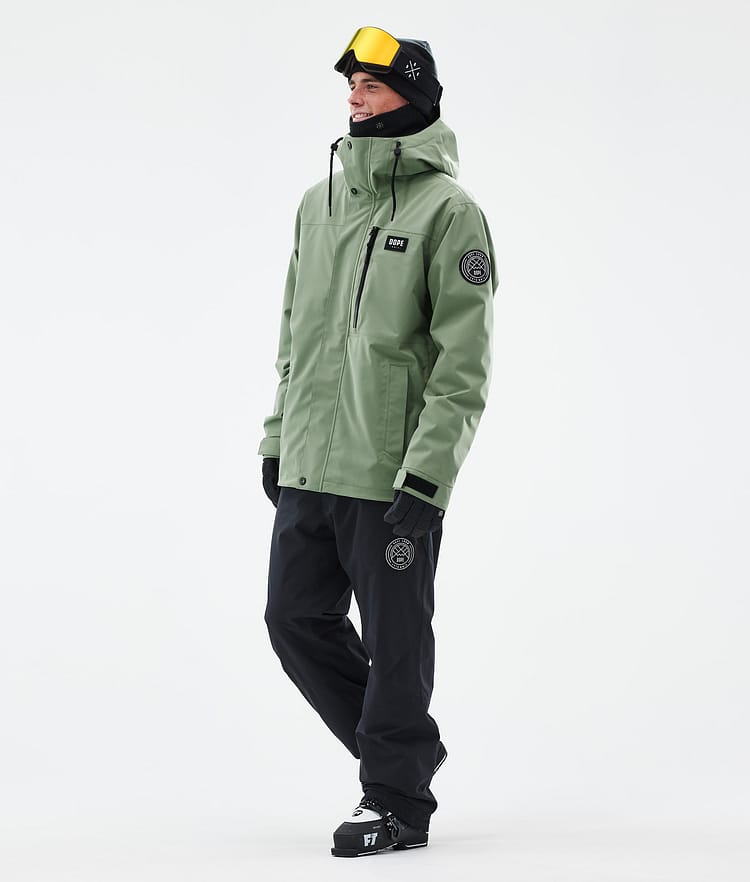 Dope Blizzard Full Zip Ski Jacket Men Black