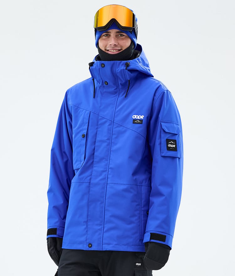 Dope Adept Snowboard Jacket Men Metal Blue Camo