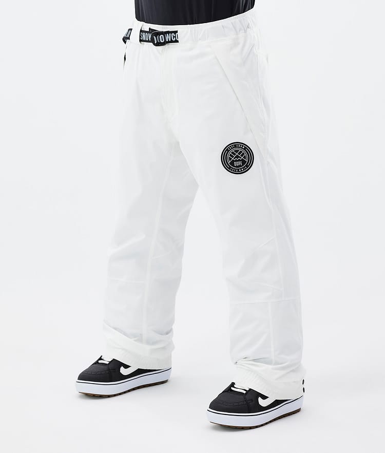 Dope Blizzard Snowboard Pants Men Whitish Renewed