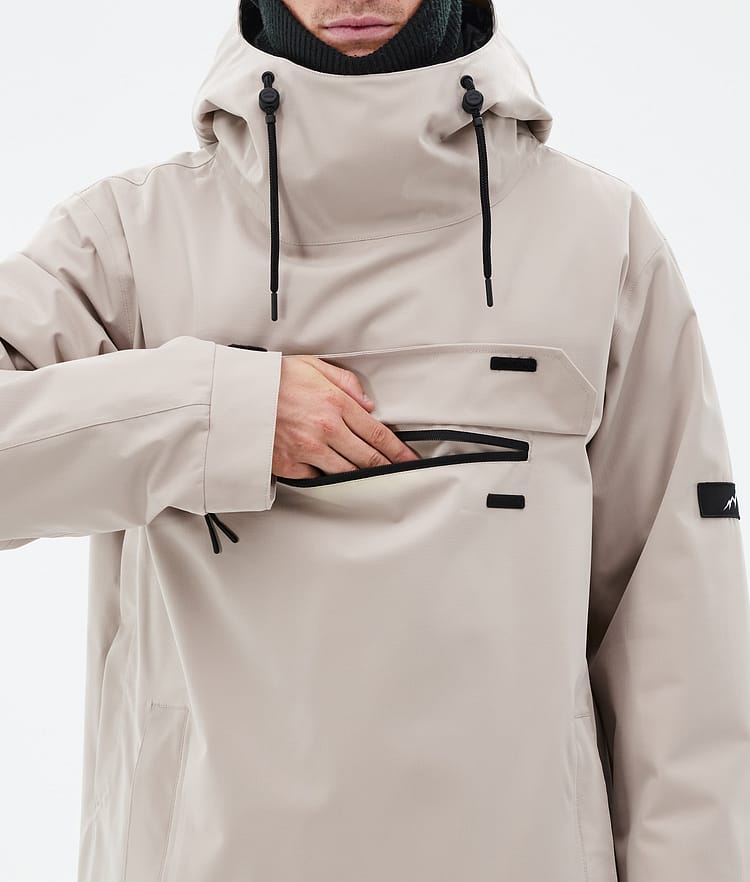 Dope Blizzard Snowboard Jacket Men Whitish Renewed