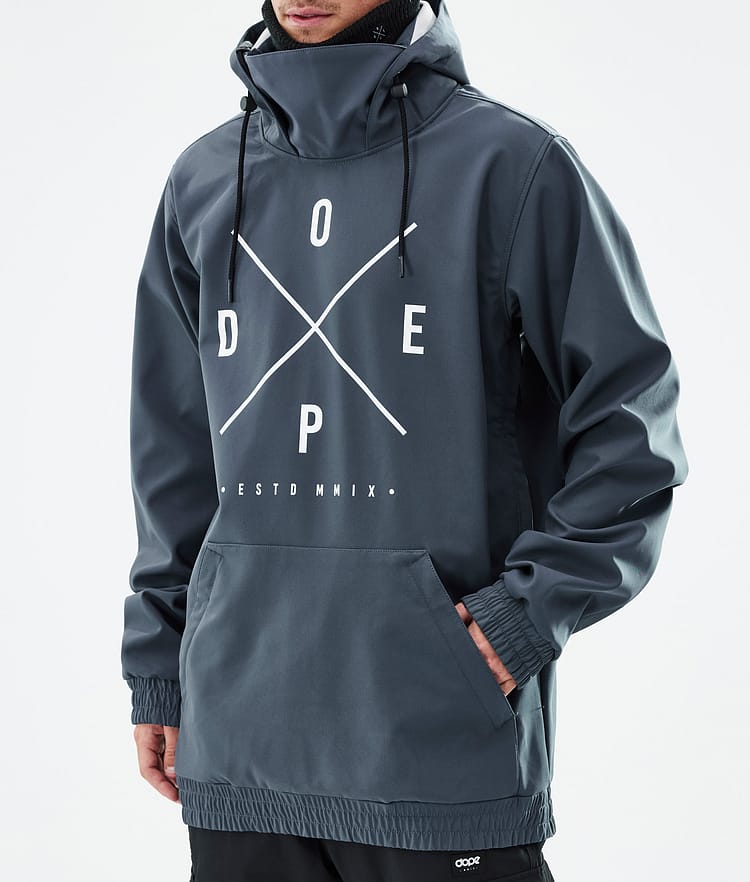 Dope Yeti Snowboard Jacket Men Ice Black Renewed