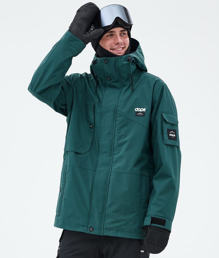 Dope Adept Snowboard Jacket Men Metal Blue Camo