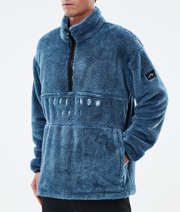 Dope Pile Fleece Sweater Men Moss Green