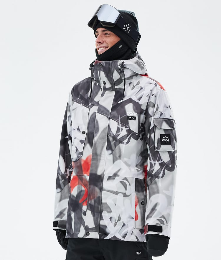 Dope Adept Snowboard Jacket Men Whitish Renewed