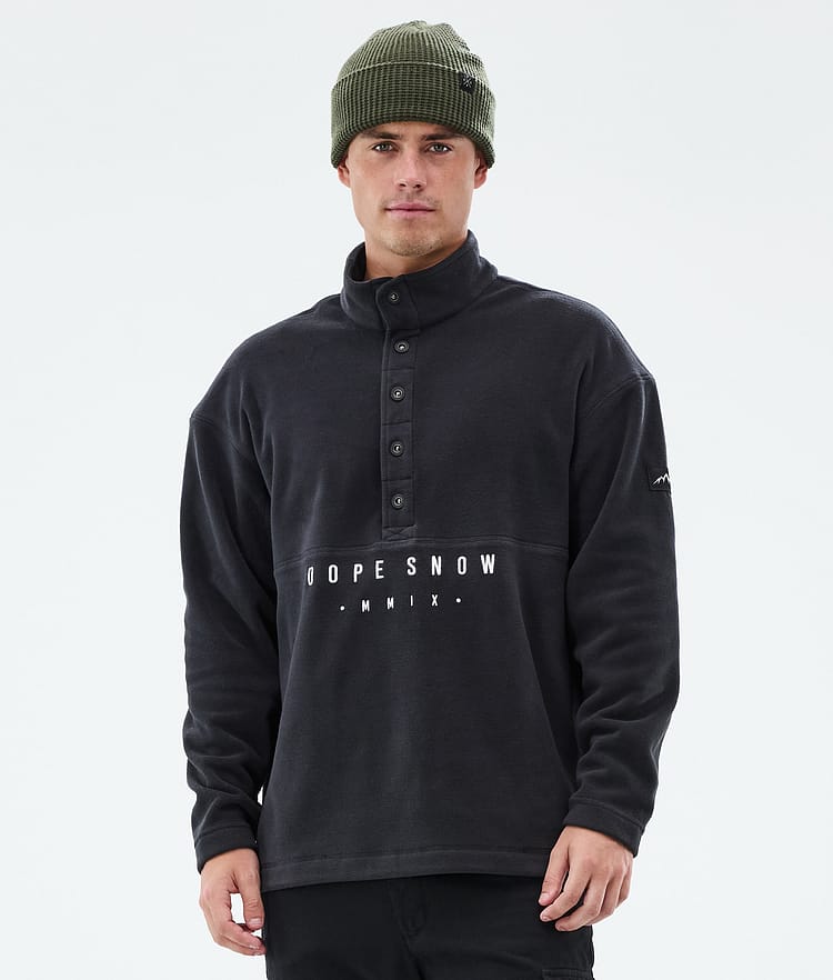 Dope Comfy Fleece Sweater Men Sand/Black Renewed