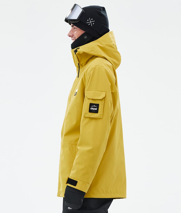 Dope Adept Snowboard Jacket Men Whitish Renewed