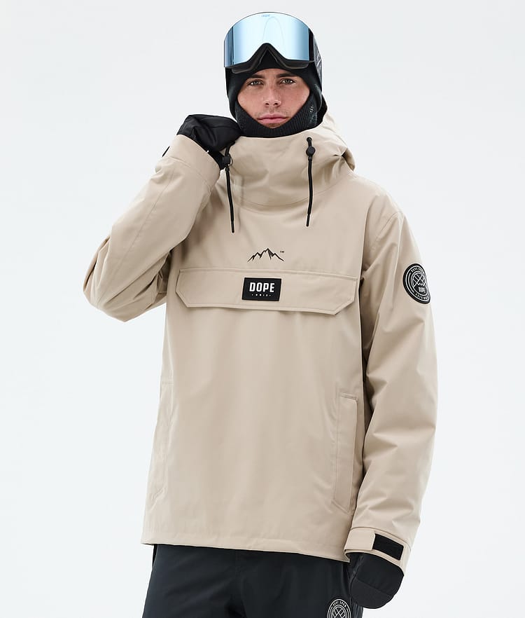 Dope Blizzard Snowboard Jacket Men Olive Green Renewed