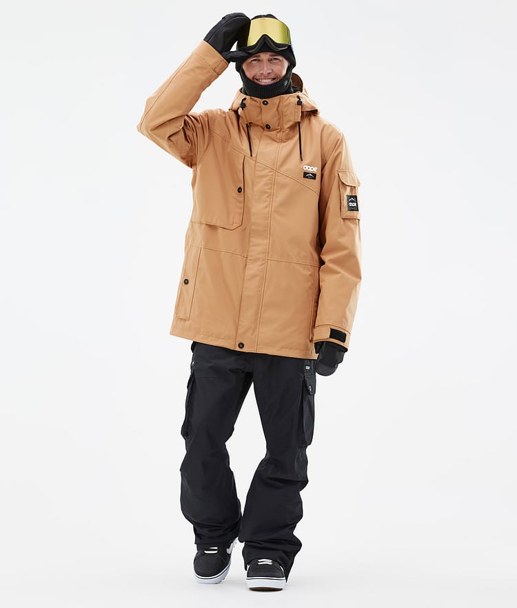 Dope Adept Snowboard Jacket Men Metal Blue Camo