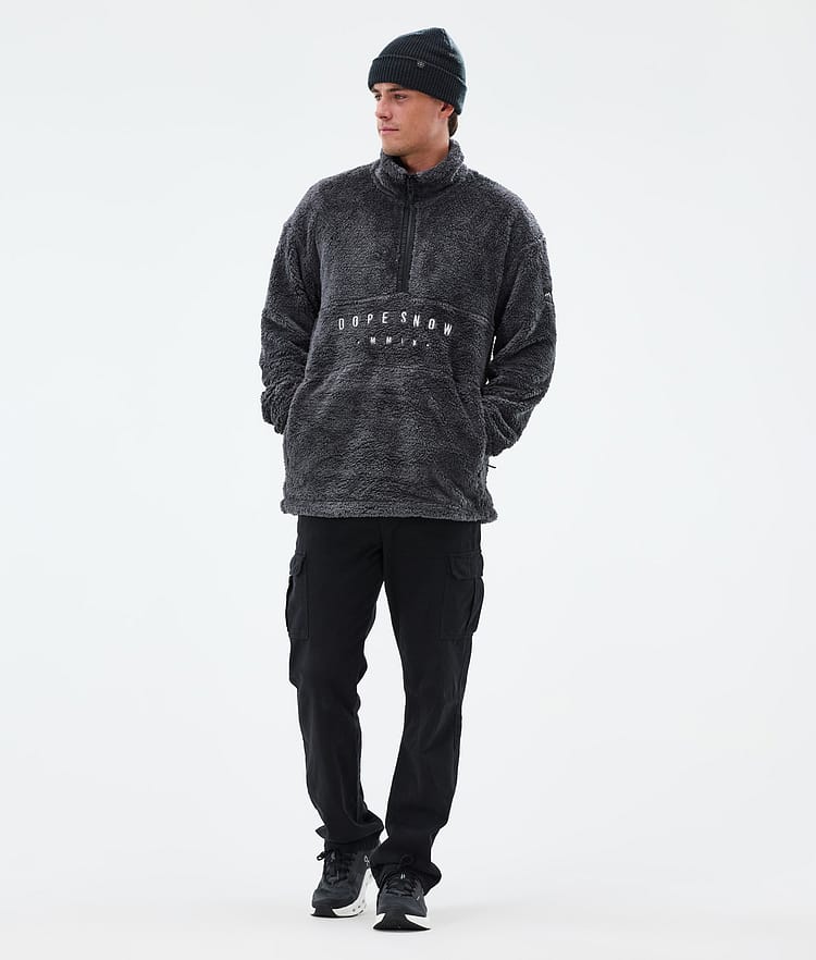 Dope Pile Fleece Sweater Men Moss Green