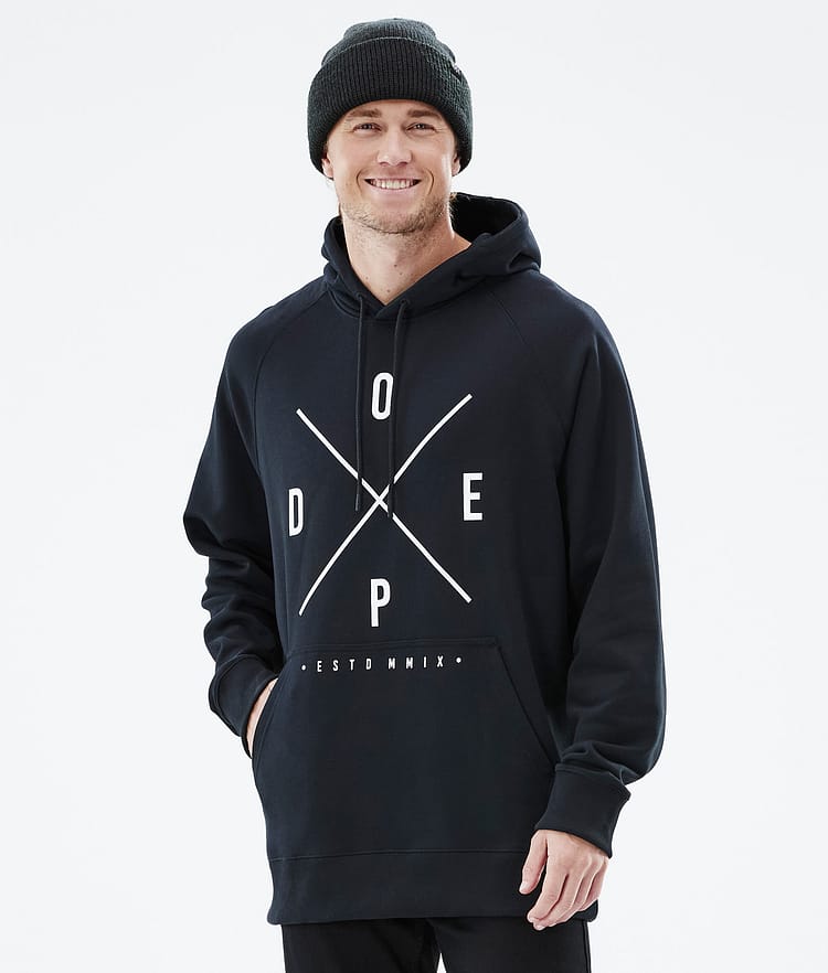 Dope Common 22 Hoodie Men 2X-Up Black