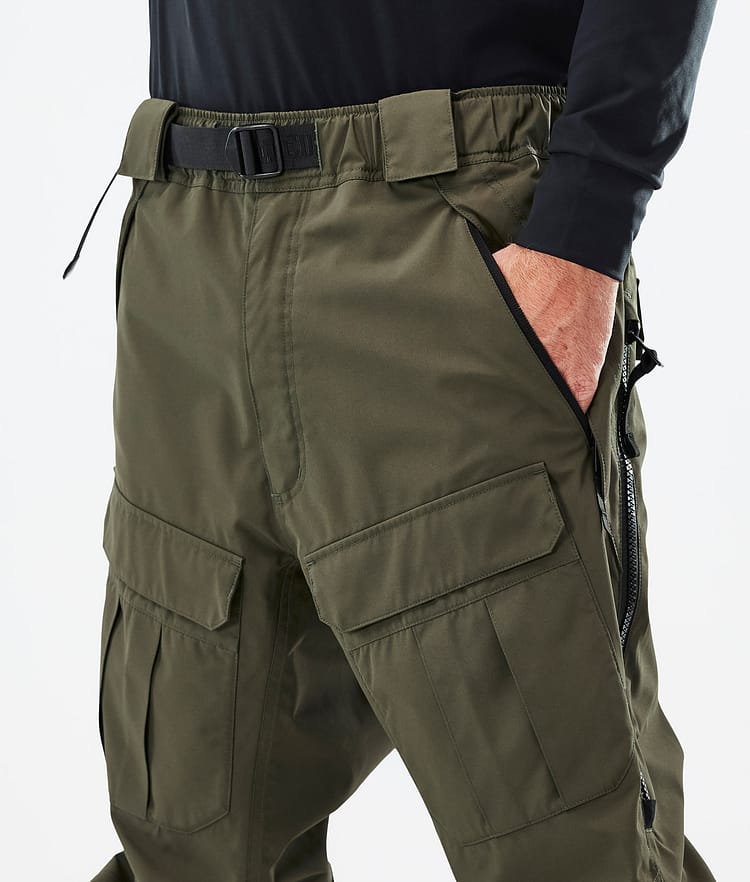 Dope Antek 22 Snowboard Pants Men Paint Orange