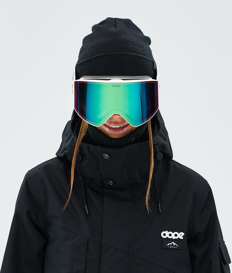 Dope Sight Ski Goggles Black/Pink Mirror