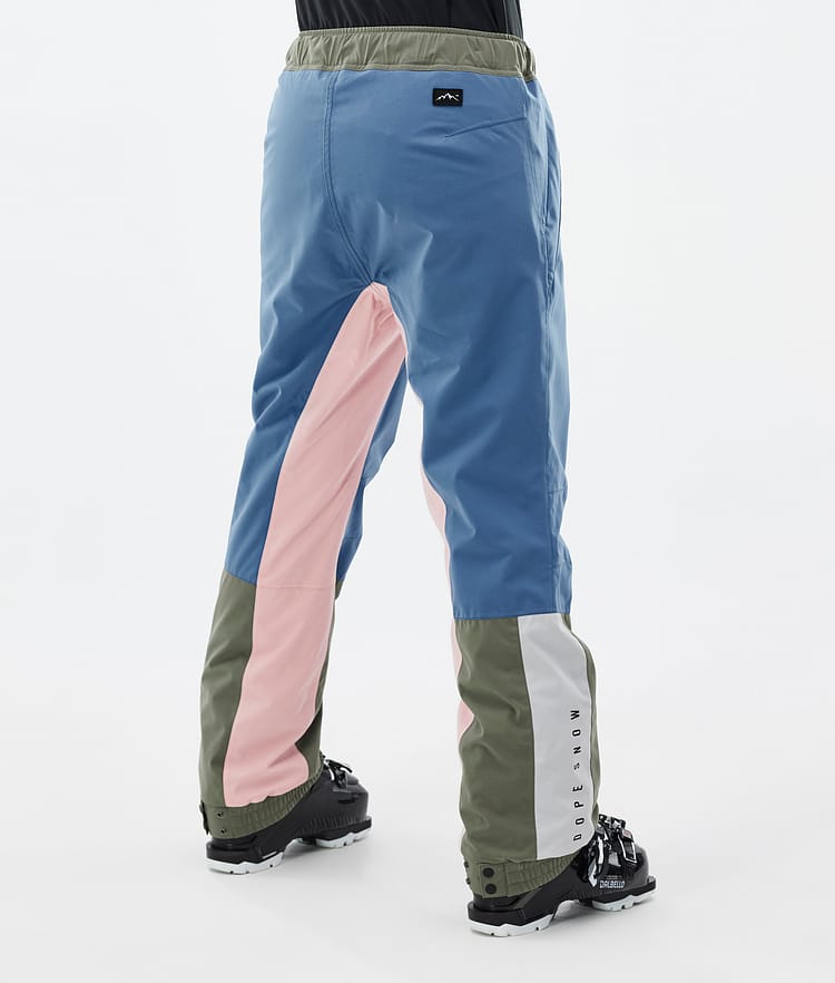 Dope Blizzard Track W Ski Pants Women Faded Peach/Blue Steel/Black/Metal Blue
