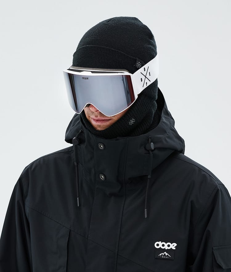 Dope Sight Ski Goggles Black/Pink Mirror
