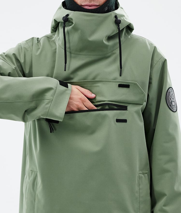 Dope Blizzard Snowboard Jacket Men Whitish Renewed