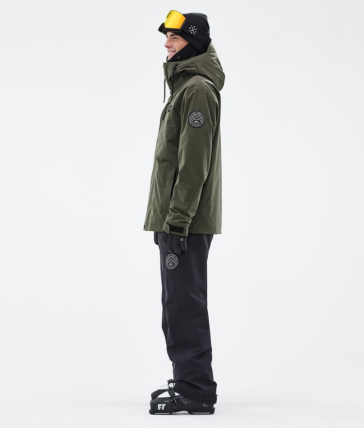 Dope Blizzard Full Zip Ski Jacket Men Black
