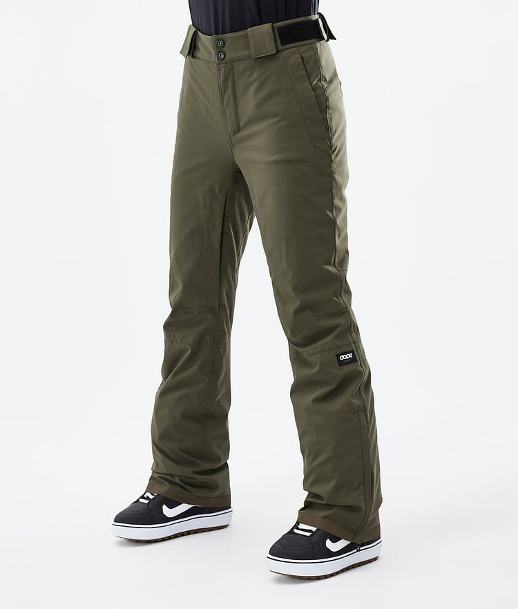 Dope Con W 22 Snowboard Pants Women Olive Green