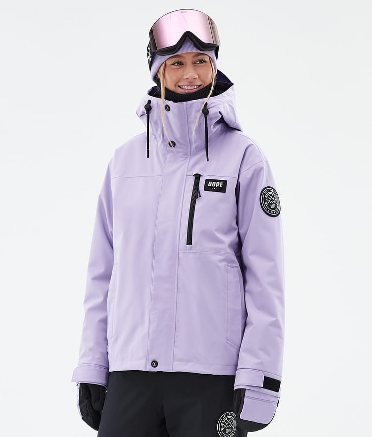 Dope Blizzard W Full Zip Snowboard Jacket Women Faded Green
