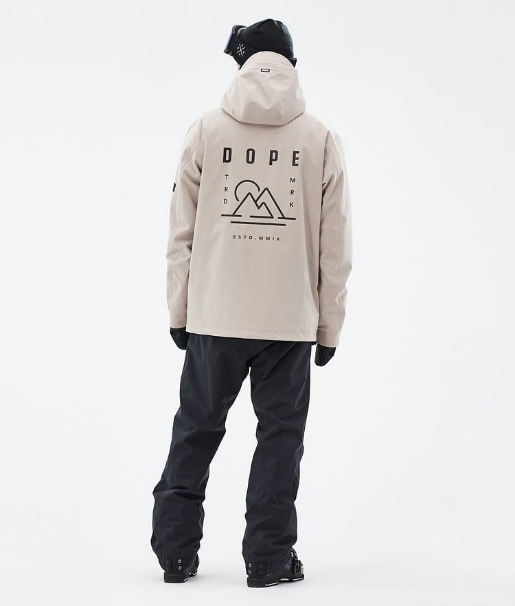 Dope Blizzard Ski Jacket Men Shards Burgundy Blue