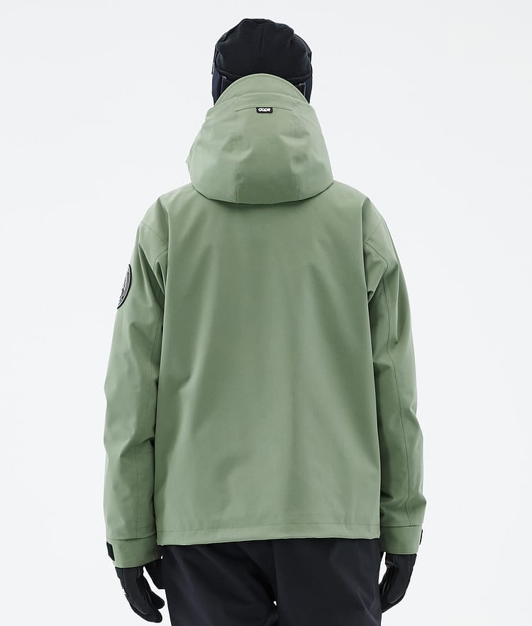 Dope Blizzard W Full Zip Snowboard Jacket Women Faded Green Renewed