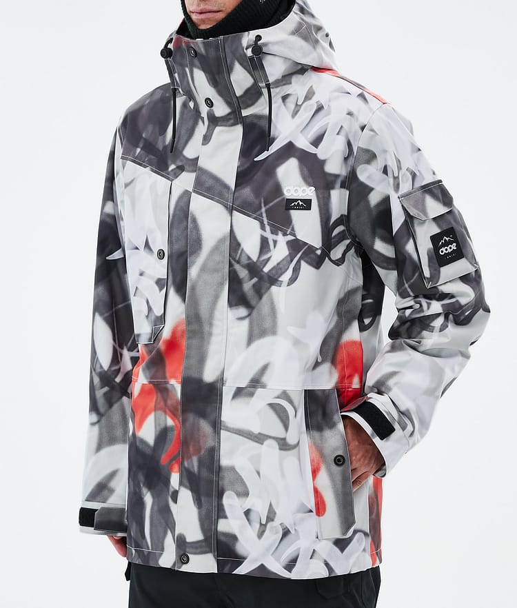 Dope Adept Snowboard Jacket Men Metal Blue Camo