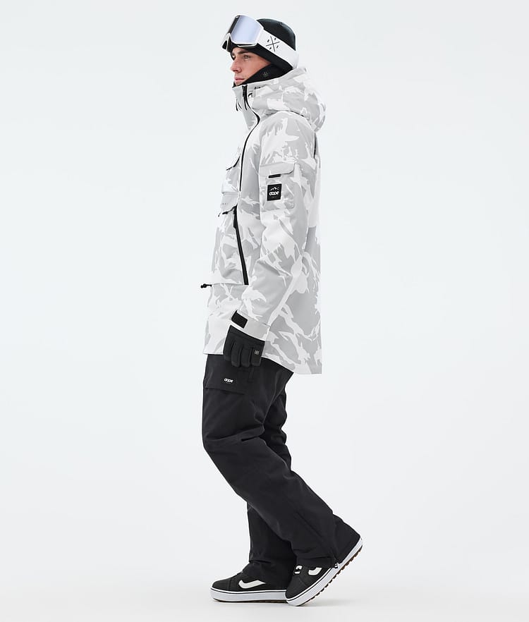 Dope Akin Snowboard Jacket Men Metal Blue Renewed