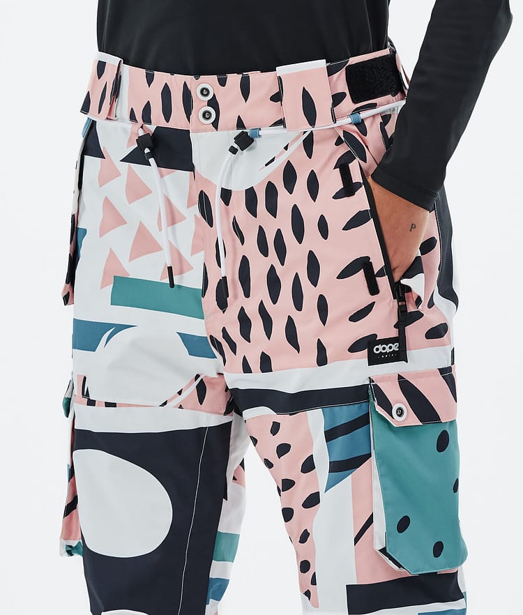 Dope Iconic W Snowboard Pants Women Scribble Purple