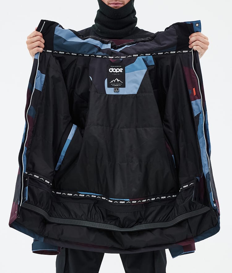 Dope Adept Snowboard Jacket Men Whitish Renewed