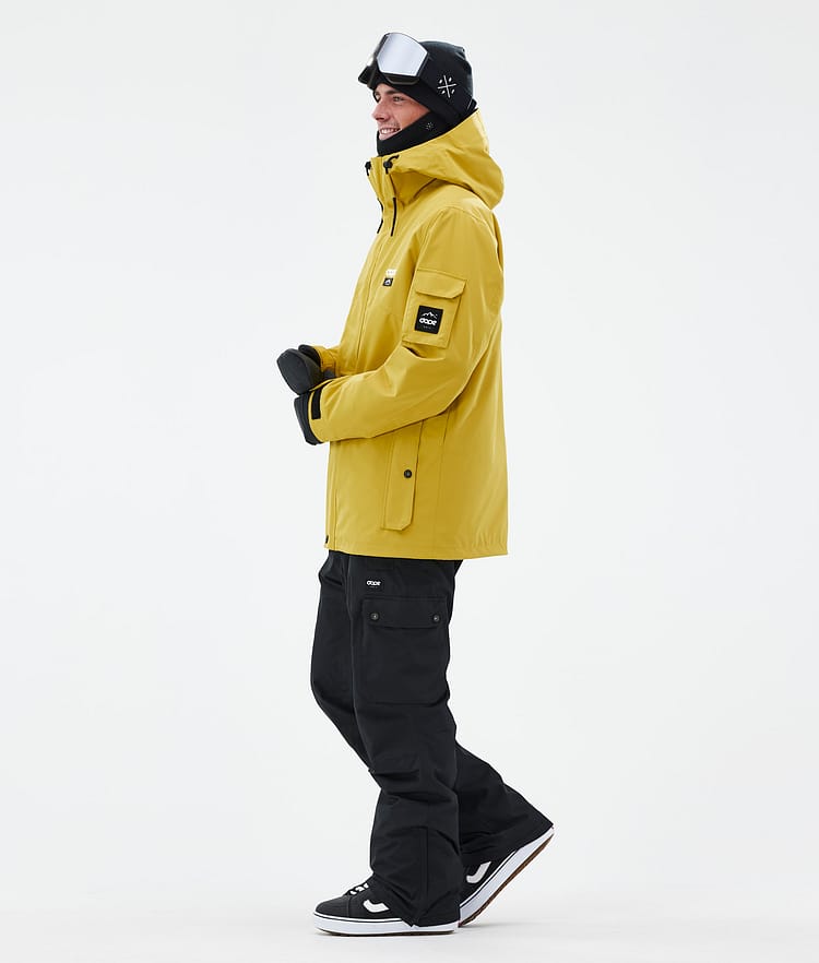 Dope Adept Snowboard Jacket Men Whitish Renewed