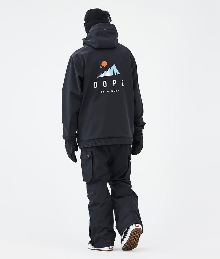 Dope Yeti Snowboard Jacket Men Ice Black Renewed
