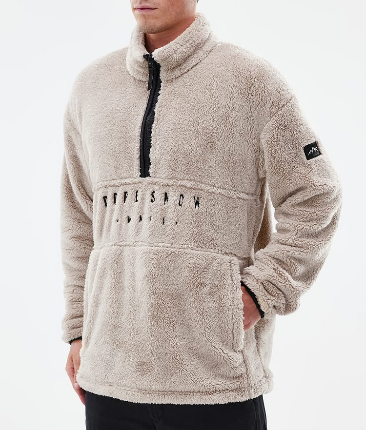Dope Pile Fleece Sweater Men Moss Green