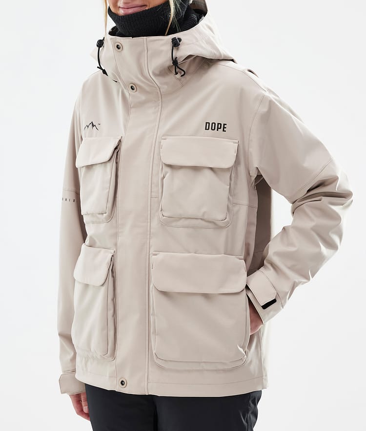Dope Zenith W Snowboard Jacket Women Bottle Green Renewed